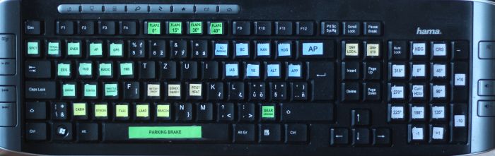 keyboard with stickers